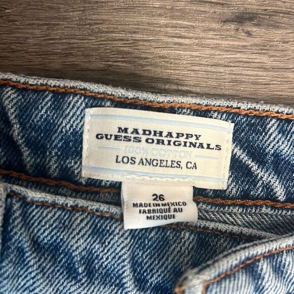 Madhappy x Guess Collab Straight Leg Jeans Peace Sz 26 - Picture 5 of 5